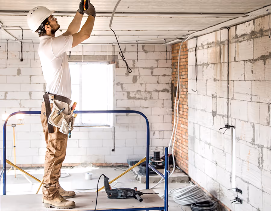 Innenausbau in einem Gebäude ausgeführt von einem Facharbeiter von GRB Rostock