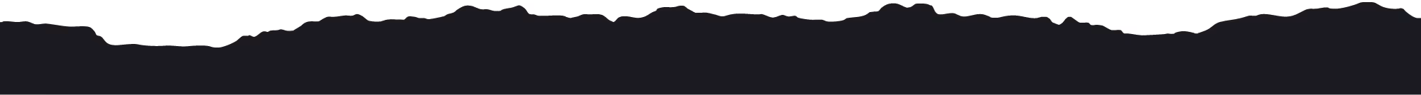 Eine Risskante in schwarz